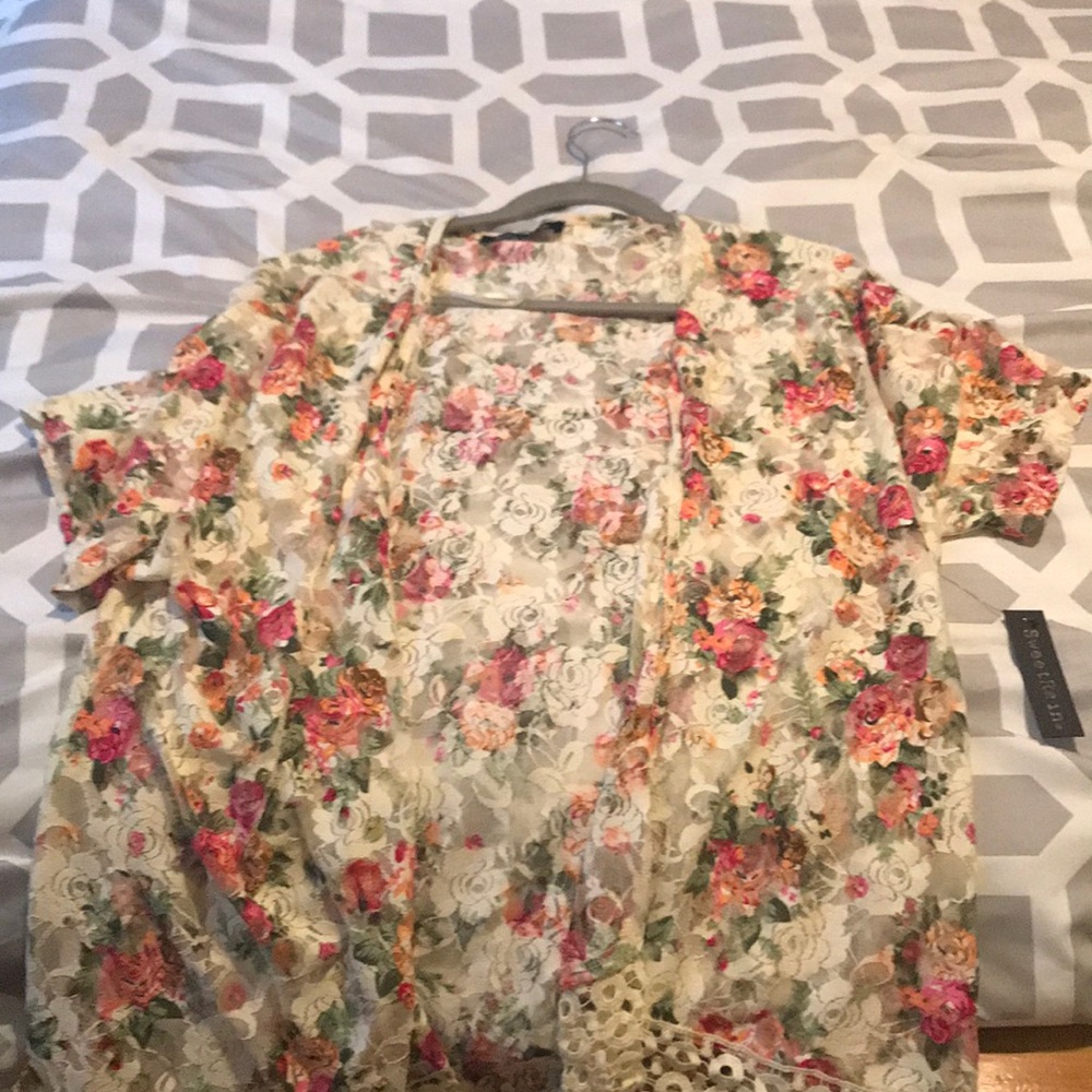 Kimono cardigan shawl sweater